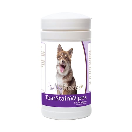 Healthy Breeds Finnish Lapphund Tear Stain Wipes - 70 Count, 70PK 840235172918